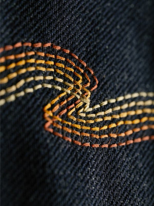 Black ג'ינס ארוך לגברים / נשים Tuff Tony – Wide Leg / Dry Sunburns NUDIE