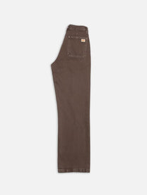 Dark Slate Gray מכנסיים ארוכים לנשים Asta Workwear - High waist NUDIE