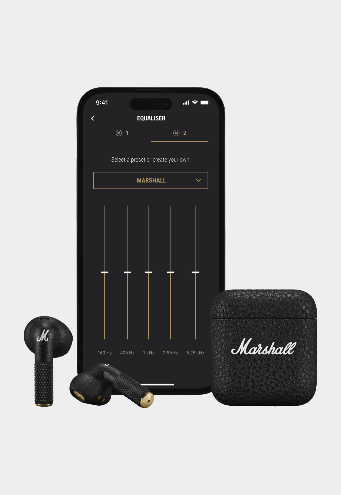 Dark Slate Gray אוזניות אלחוטיות Marshall Minor IV MARSHALL