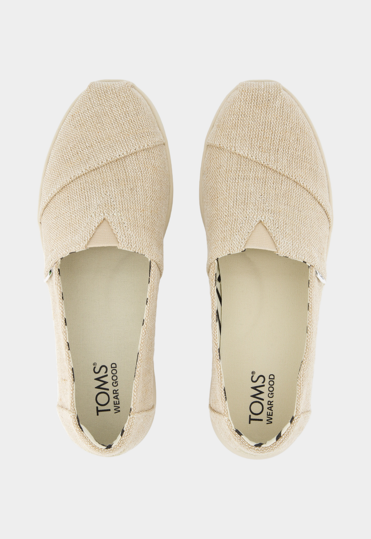 Light Gray נעלי בד לנשים TOMS