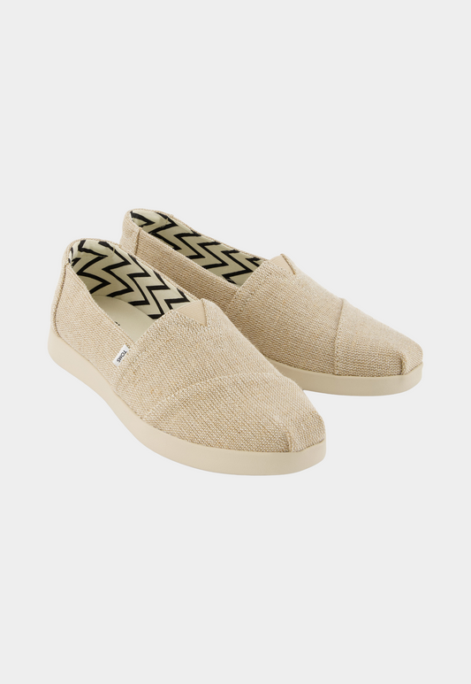 Beige נעלי בד לנשים TOMS