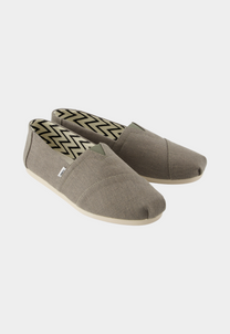 Lavender נעלי בד שטוחים לגברים Aclass TOMS