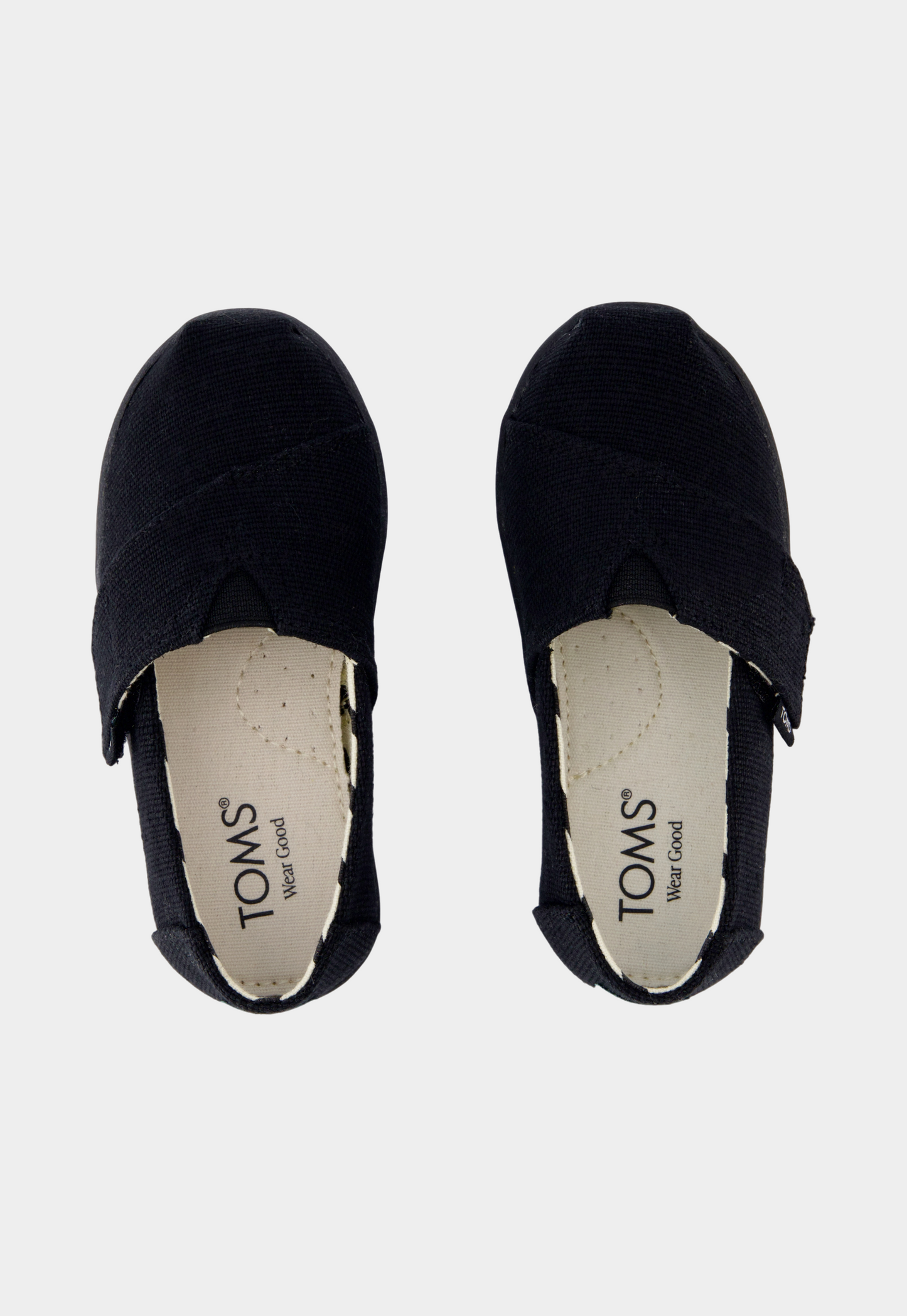 Black נעלי בד עם סקוץ' | ילדים TOMS