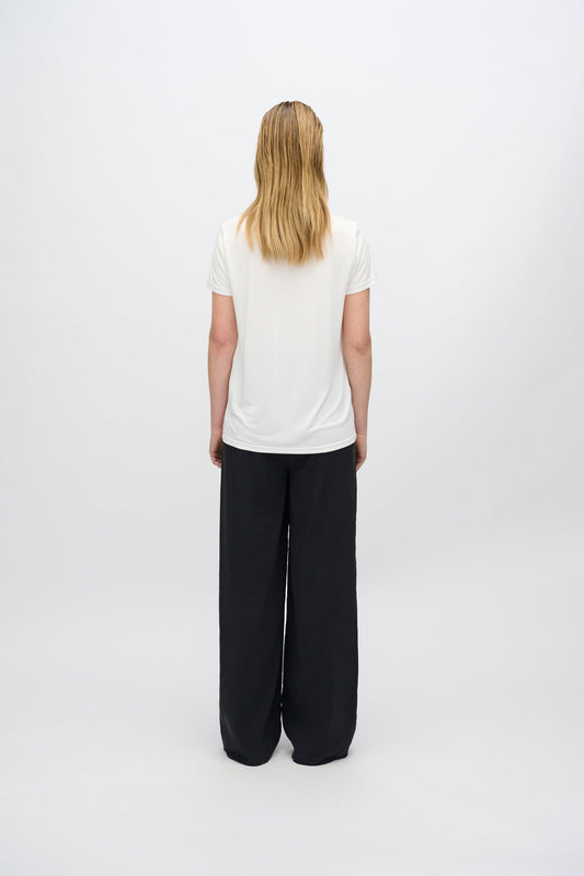 Black טי-שירט קצרה לנשים Rynah 2.0 MINIMUM