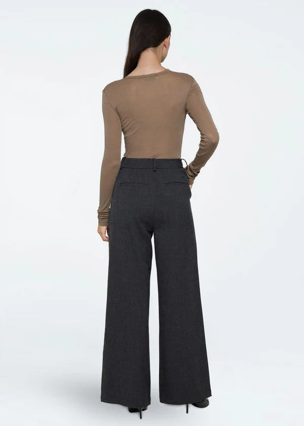 Dark Slate Gray מכנסיים ארוכים לנשים Gunli MINIMUM