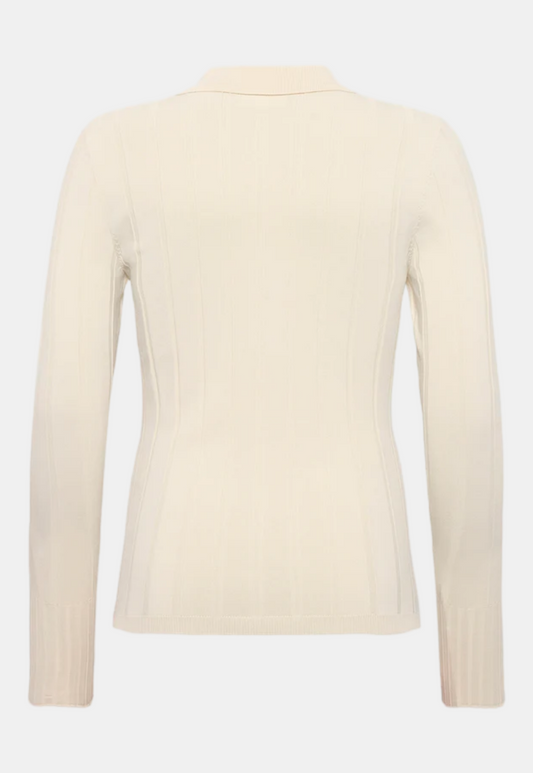 Beige חולצת פולו לנשים Pollys MINIMUM