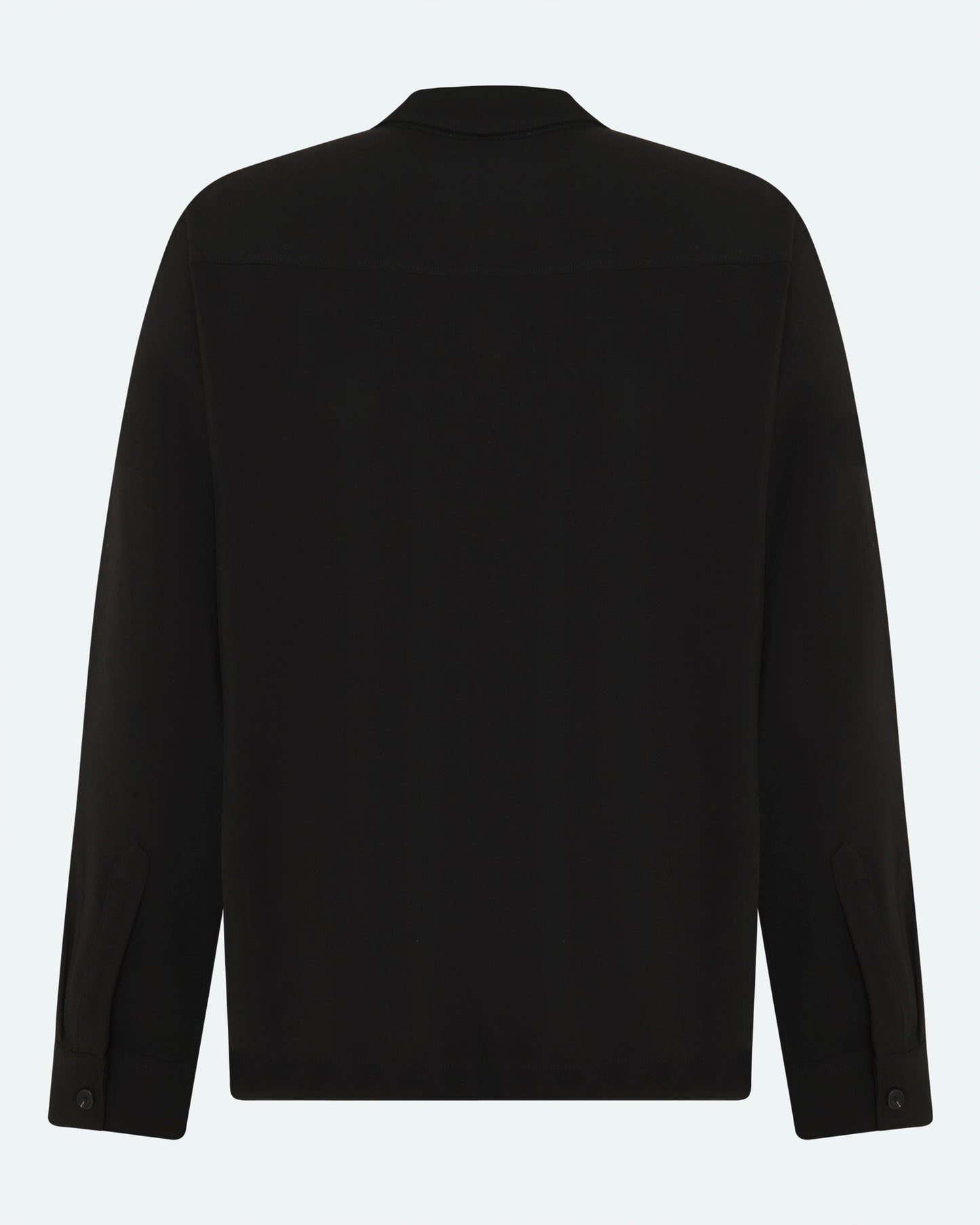 Black חולצה מכופתרת ארוכה לגברים Maxson MINIMUM