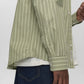 Dark Sea Green חולצה מכופתרת פסים לגברים Pedro RLX LS Shirt MINIMUM