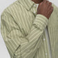 Dark Sea Green חולצה מכופתרת פסים לגברים Pedro RLX LS Shirt MINIMUM