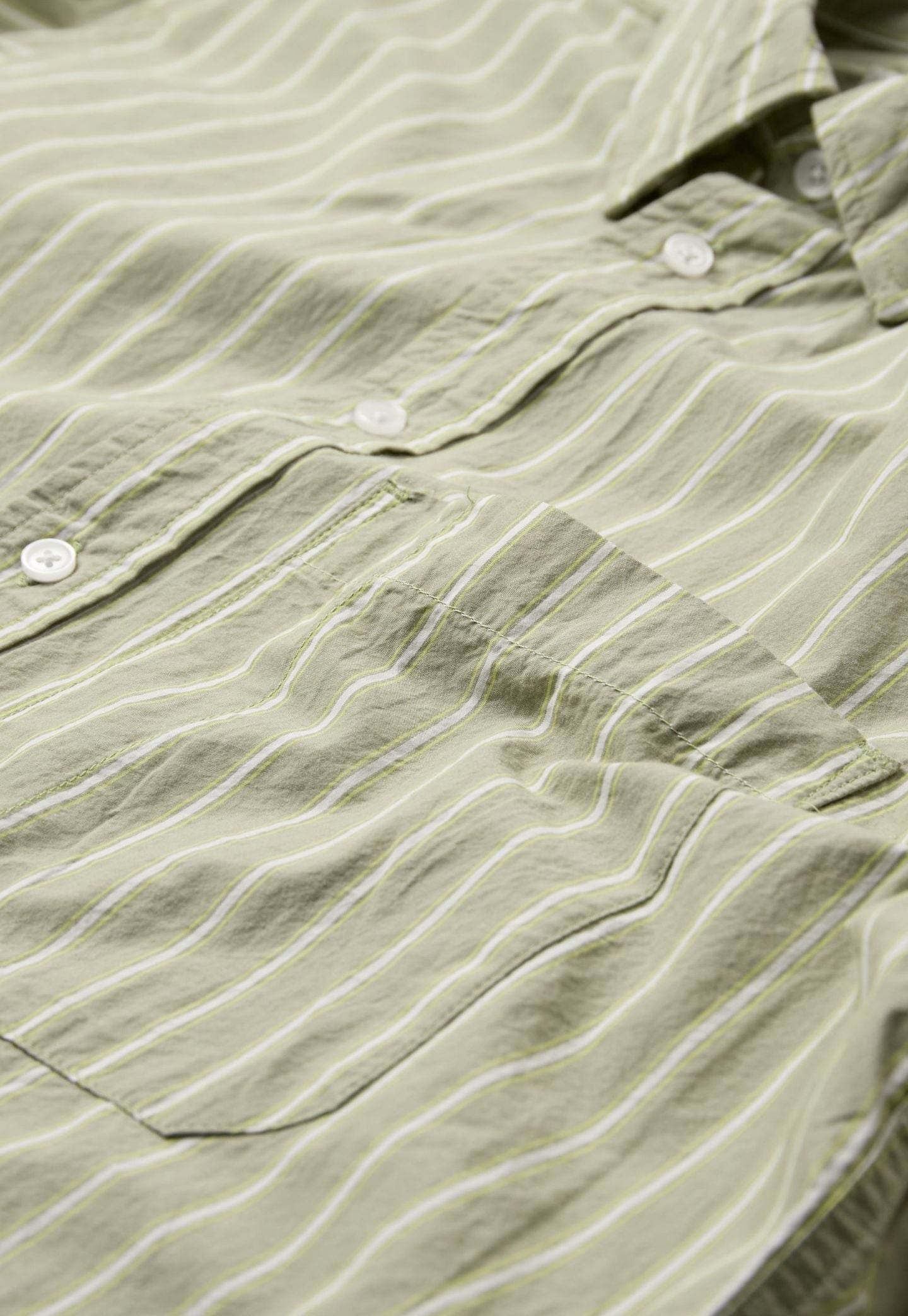 Gray חולצה מכופתרת פסים לגברים Pedro RLX LS Shirt MINIMUM
