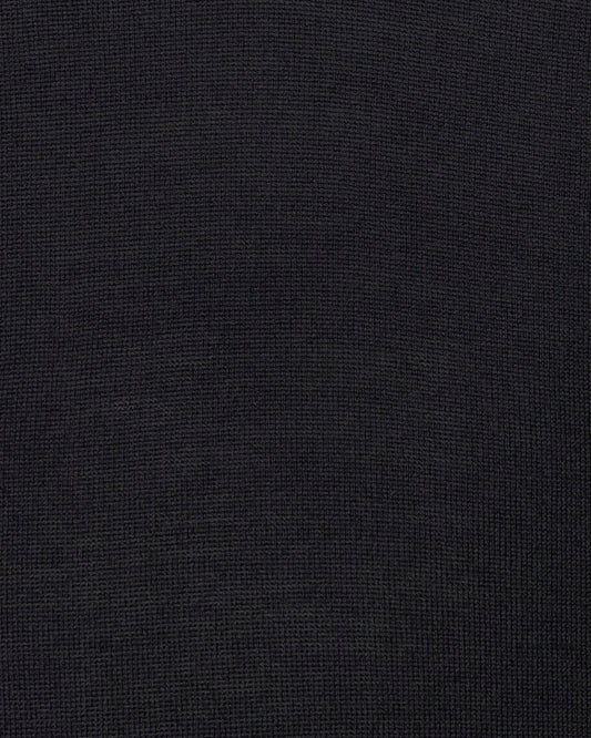 Black חולצת פולו זיפר לגברים Roger MINIMUM