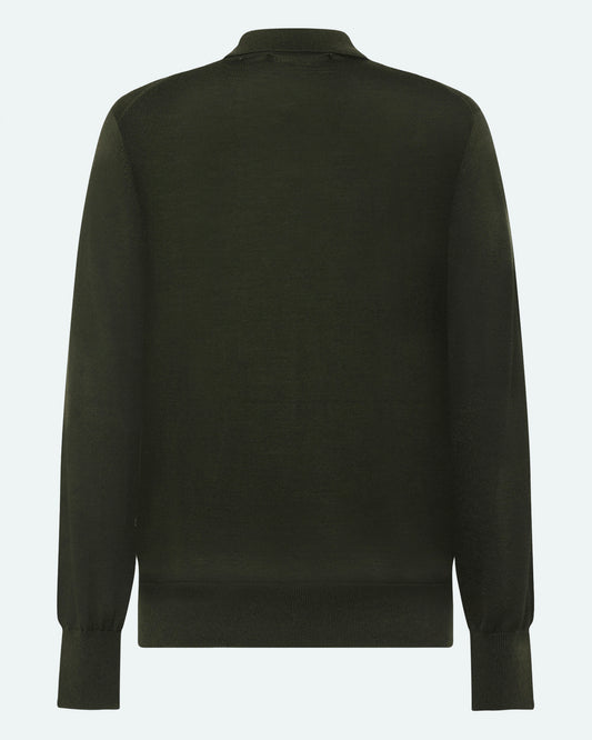 Dark Slate Gray חולצת פולו זיפר לגברים Roger MINIMUM