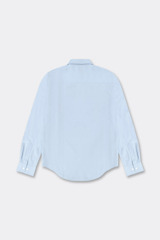 Lavender חולצה מכופתרת ארוכה לגברים Curtis MINIMUM