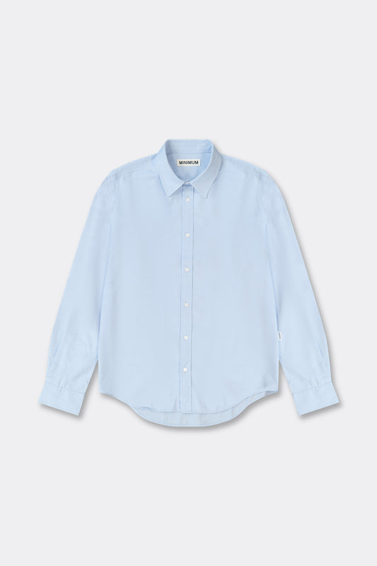 Lavender חולצה מכופתרת ארוכה לגברים Curtis MINIMUM