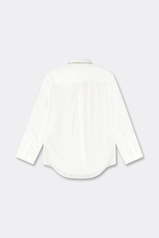 White Smoke חולצה מכופתרת ארוכה לגברים Curtis MINIMUM