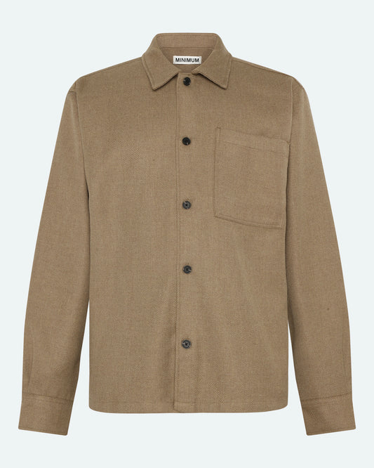 Dim Gray חולצה מכופתרת ארוכה לגברים Ralph MINIMUM