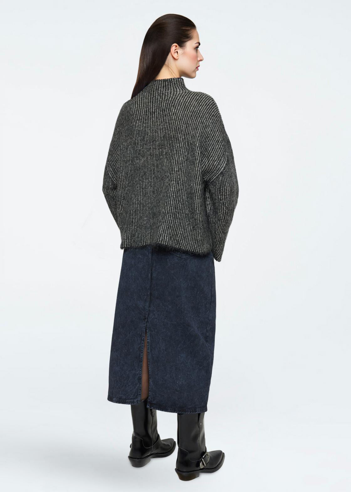 Dark Slate Gray סוודר לנשים Mercy MINIMUM