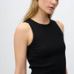 Black גופיית סריג לנשים Lila Tank Top MINIMUM
