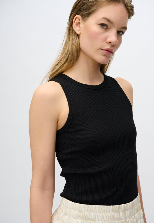 Black גופיית סריג לנשים Lila Tank Top MINIMUM