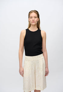 Light Gray גופיית סריג לנשים Lila Tank Top MINIMUM