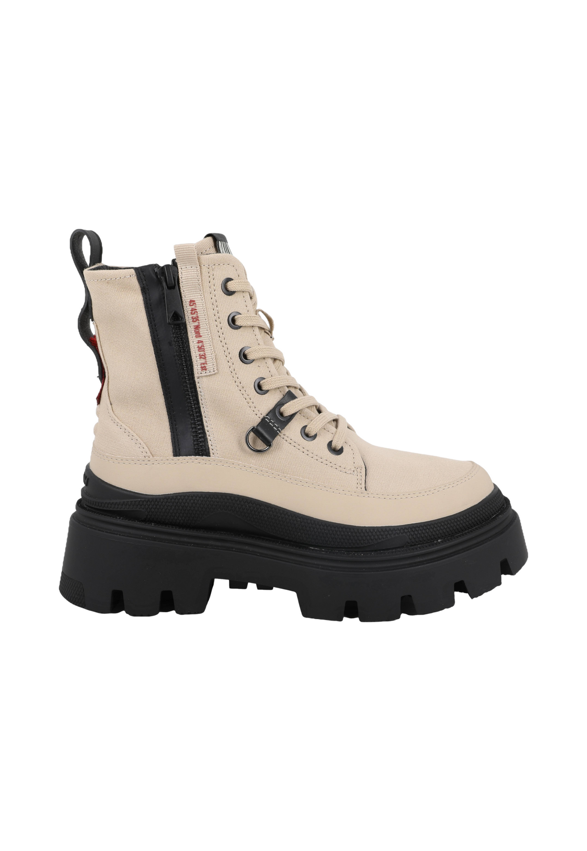 White Smoke מגפיים לנשים Pallasquad Zip TX PALLADIUM