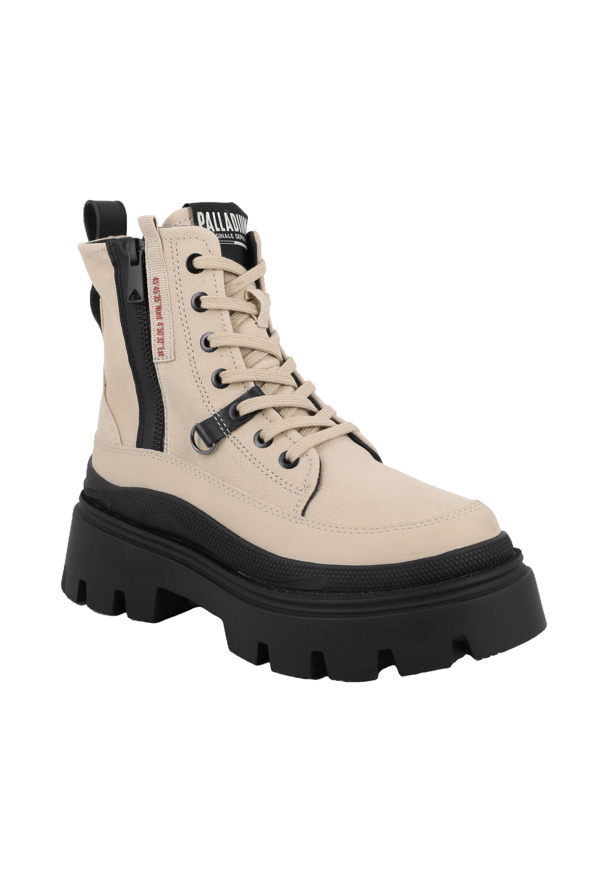 White Smoke מגפיים לנשים Pallasquad Zip TX PALLADIUM