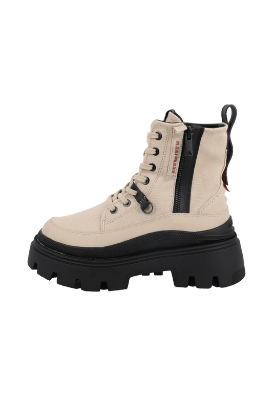 White Smoke מגפיים לנשים Pallasquad Zip TX PALLADIUM