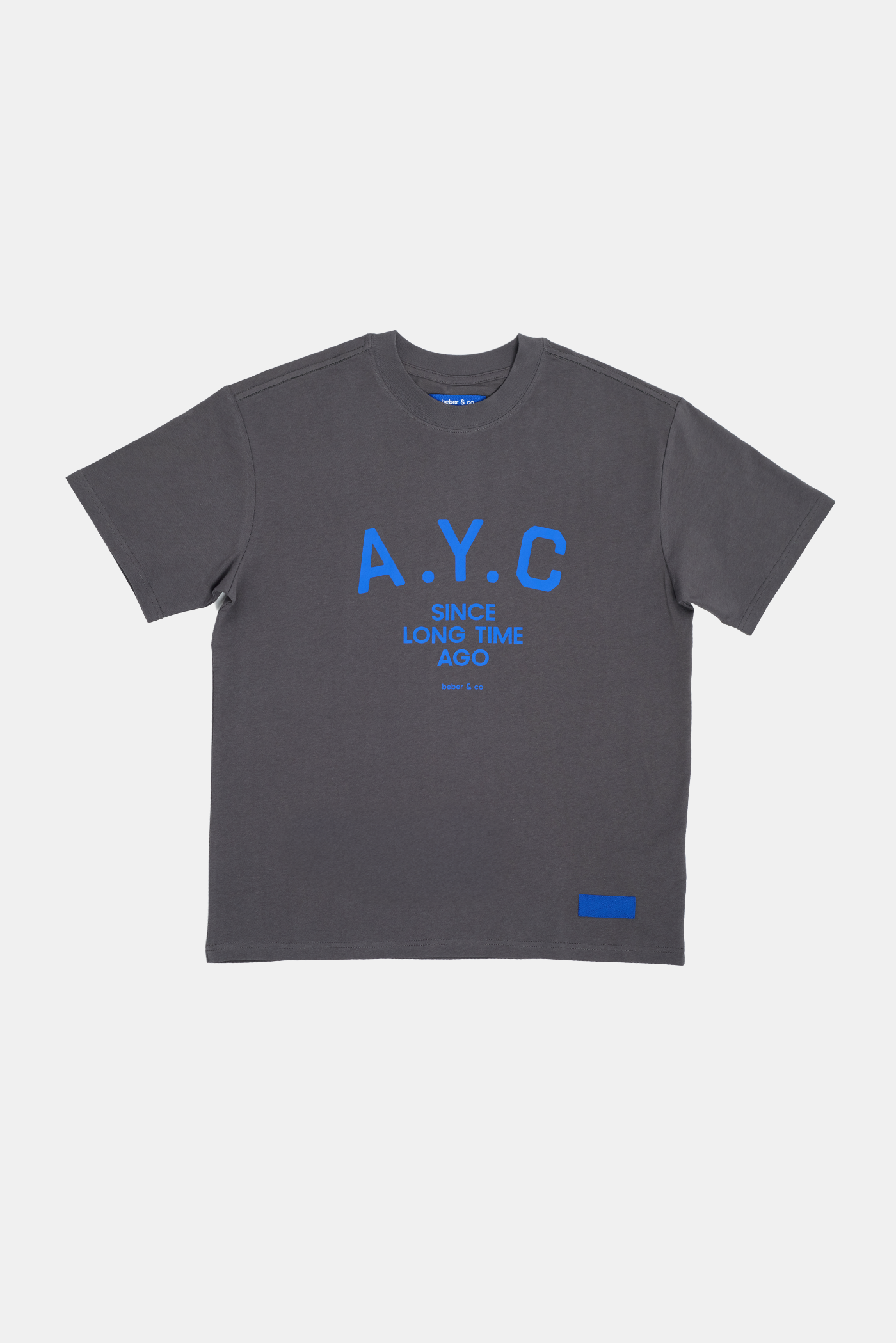 Dim Gray טי שירט קצרה לגברים / נשים A.Y.C. (Am Yisrael Chai) BEBER & CO