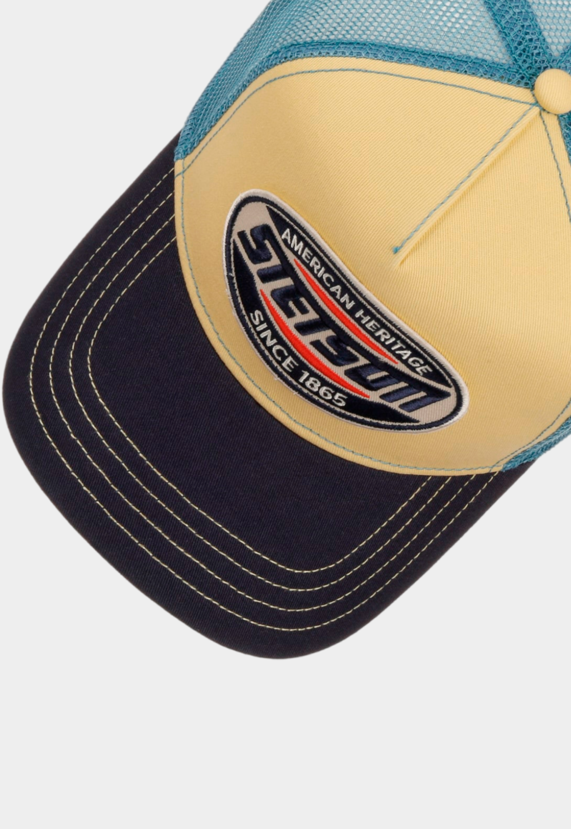 Lavender כובע מצחיה לגברים / נשים Trucker American Heritage Logo STETSON‎