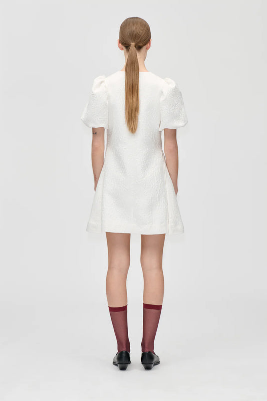 Lavender שמלת מיני לנשים Artist Flower Relief STINE GOYA