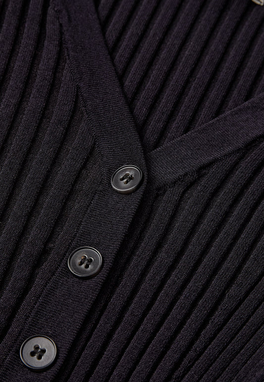 Black ANNADEL V-N JUMPER 4888 סוודר MINIMUM