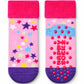 White Smoke גרבי תינוקות Star נגד החלקה HAPPY SOCKS