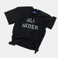 Black טי שירט קצרה לגברים / נשים BLI NEDER BEBER & CO