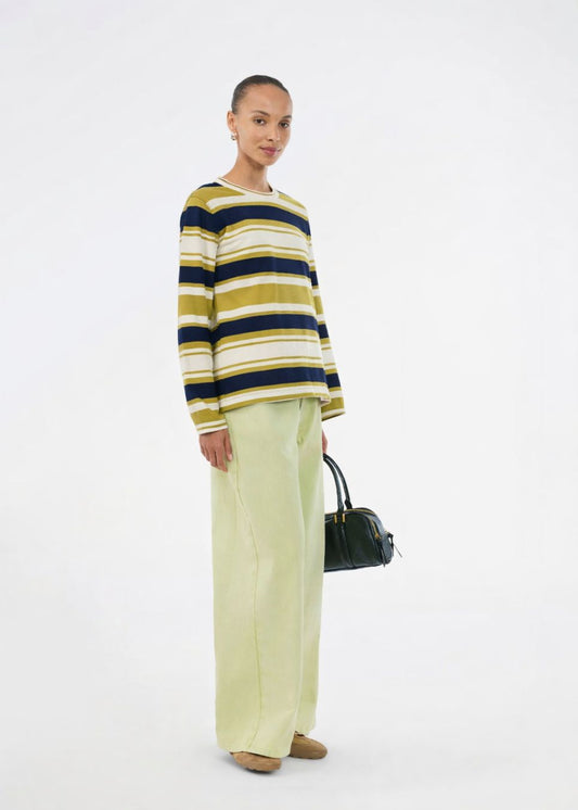 טי שירט ארוכה לנשים Urban Stripe