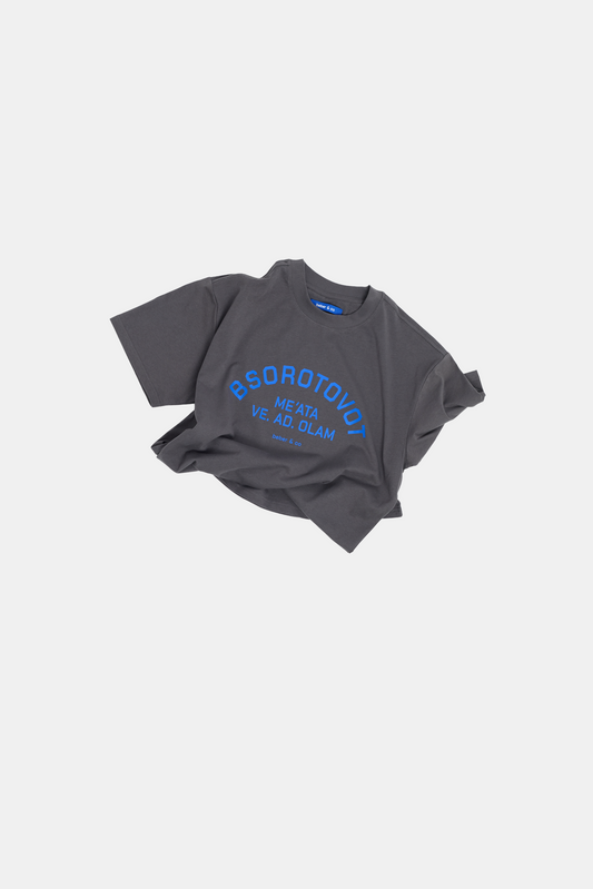 Lavender טי שירט קצרה לגברים / נשים BSOROTOVOT BEBER & CO