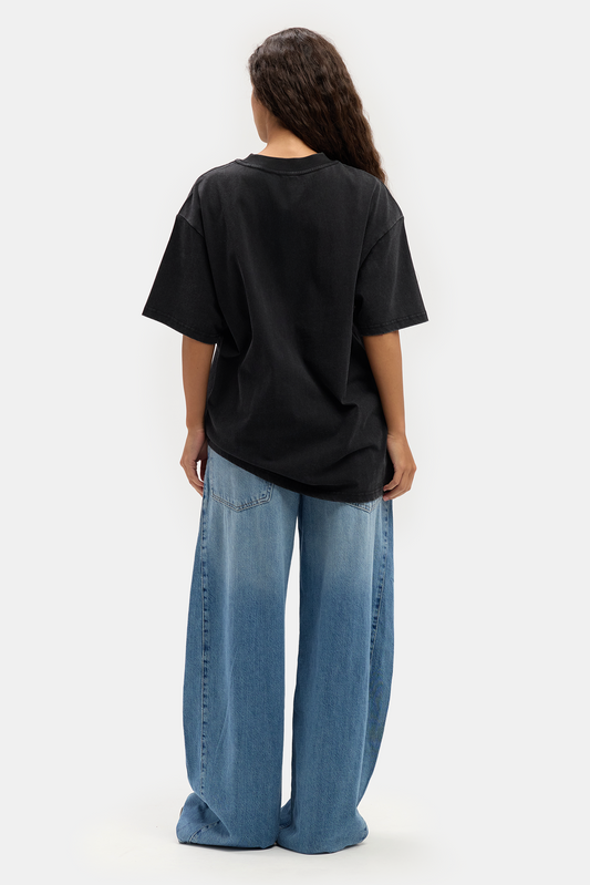 Lavender טי שירט קצרה לגברים / נשים BSOROTOVOT BEBER & CO