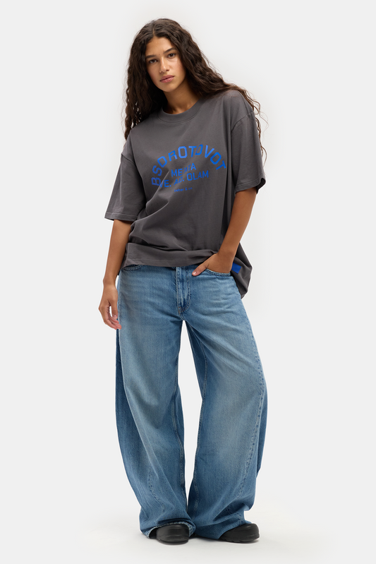 Lavender טי שירט קצרה לגברים / נשים BSOROTOVOT BEBER & CO