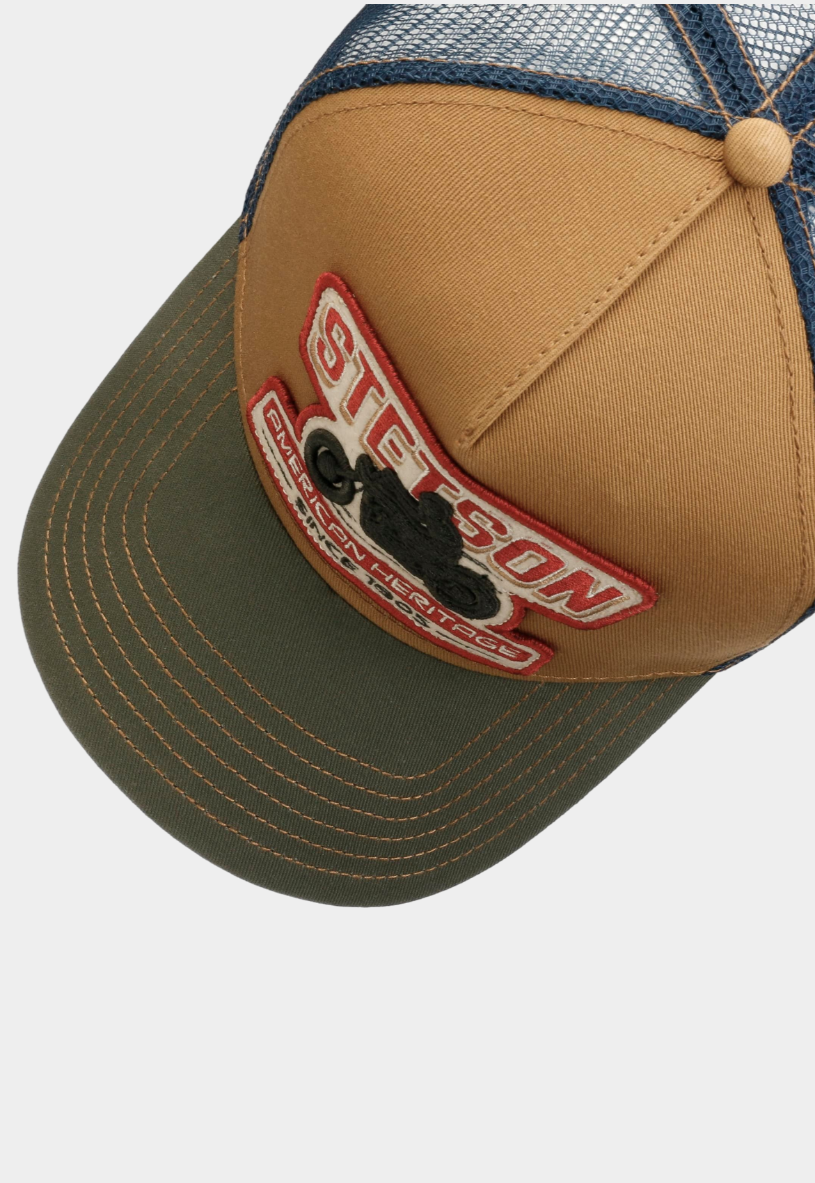 Lavender כובע מצחיה לגברים / נשים Trucker Biker STETSON‎