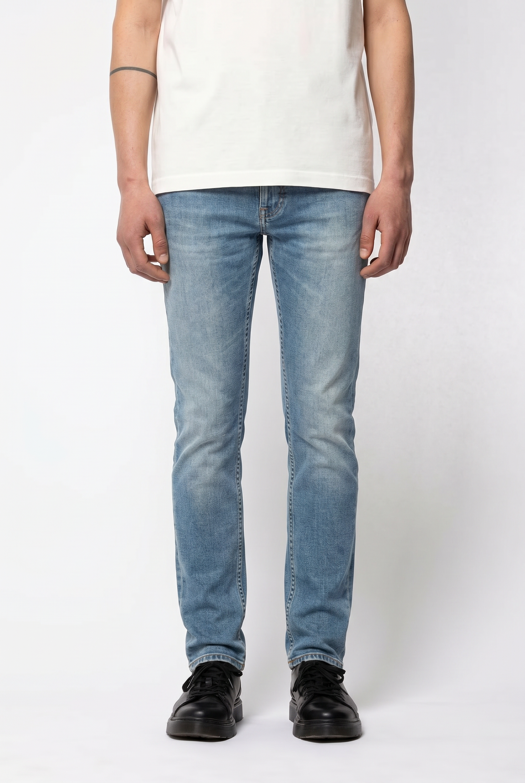 Lavender ג'ינס ארוך לגברים Lean Dean - Slim fit NUDIE