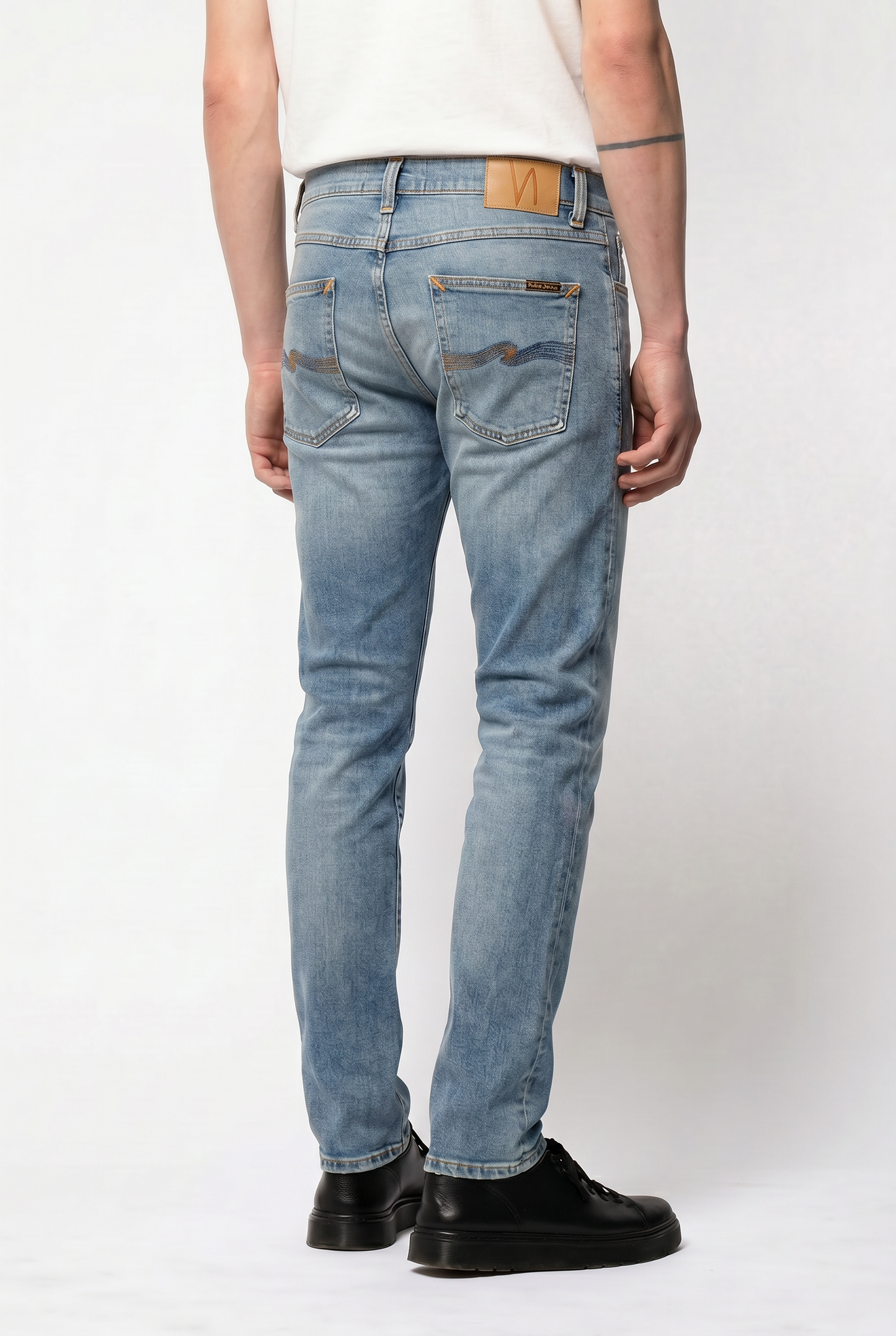 Lavender ג'ינס ארוך לגברים Lean Dean - Slim fit NUDIE