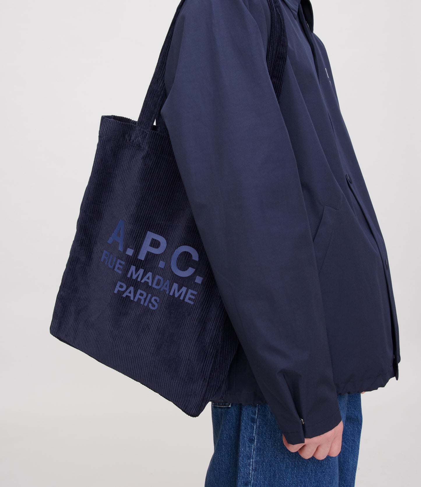 Dark Slate Gray TOTE LOU RUE MADAME תיק צד A.P.C