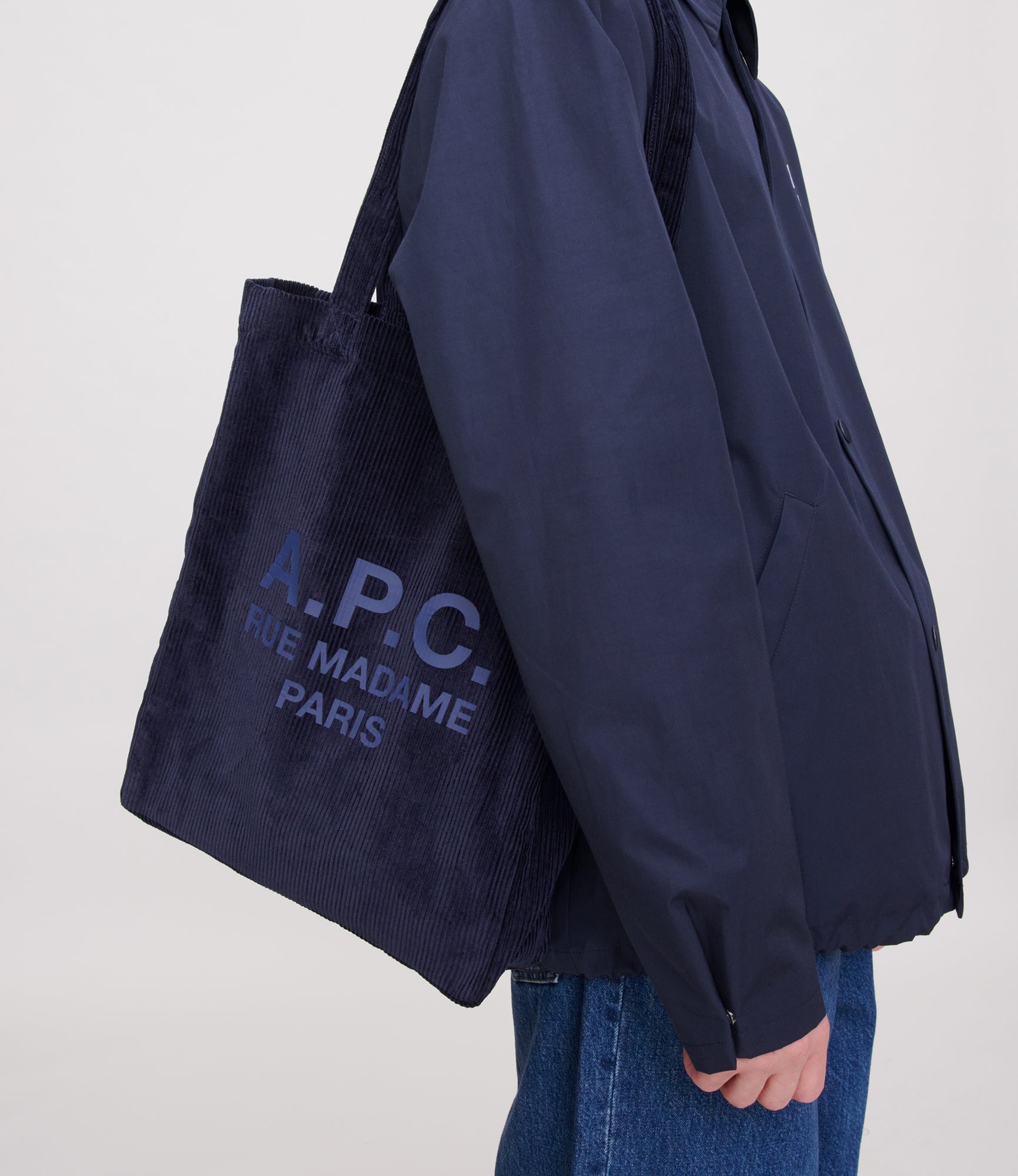 Dark Slate Gray TOTE LOU RUE MADAME תיק צד A.P.C