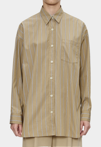 Rosy Brown חולצה מכופתרת ארוכה לנשים Chemise A.P.C