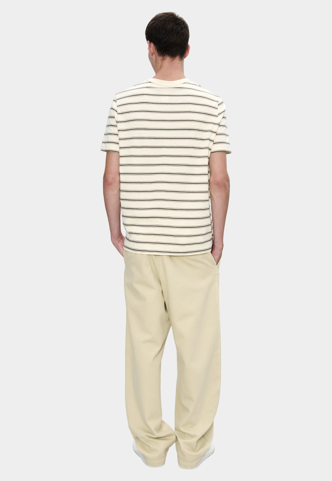 Lavender טי שירט קצרה לגברים Striped A.P.C