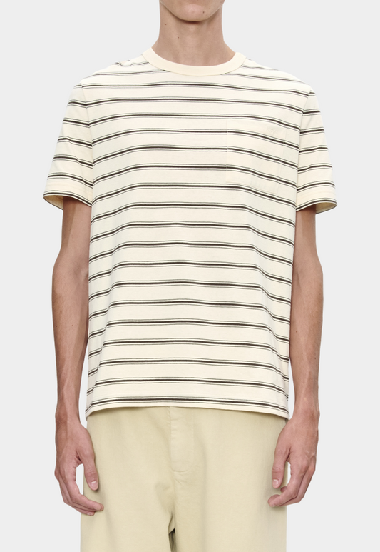 טי שירט קצרה לגברים Striped