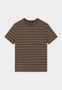 Lavender טי שירט קצרה לגברים Striped A.P.C