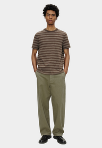 Lavender טי שירט קצרה לגברים Striped A.P.C