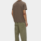 Lavender טי שירט קצרה לגברים Striped A.P.C