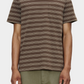 Dim Gray טי שירט קצרה לגברים Striped A.P.C