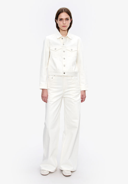White Smoke ג'קט ארוך לנשים Samantha Brodée A.P.C